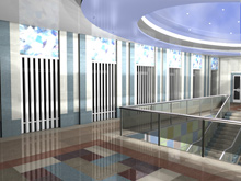 Дизайн интерьера вестибюля